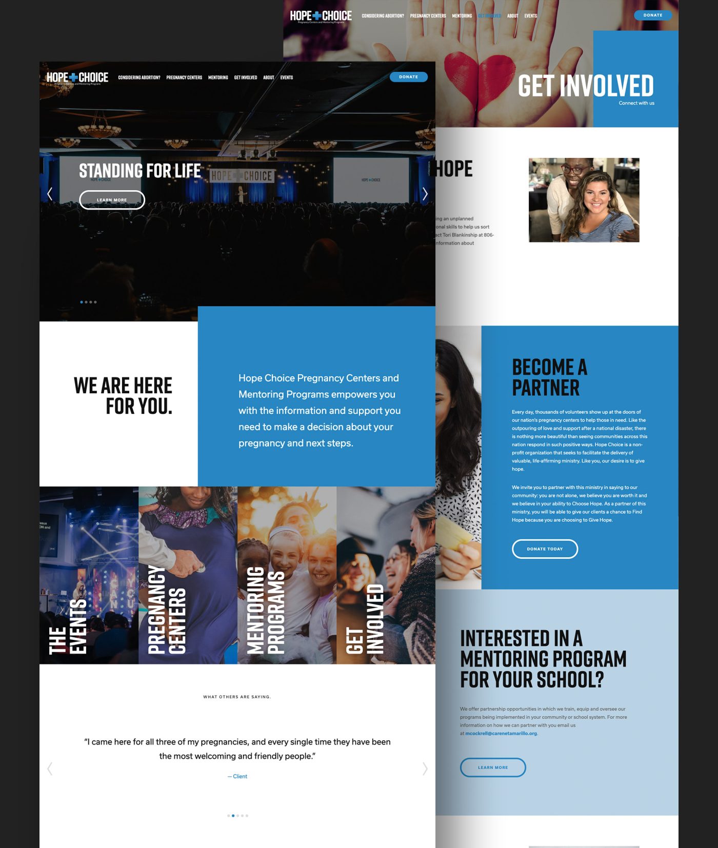HopeChoice-Project-Websites | Burciaga & Co.